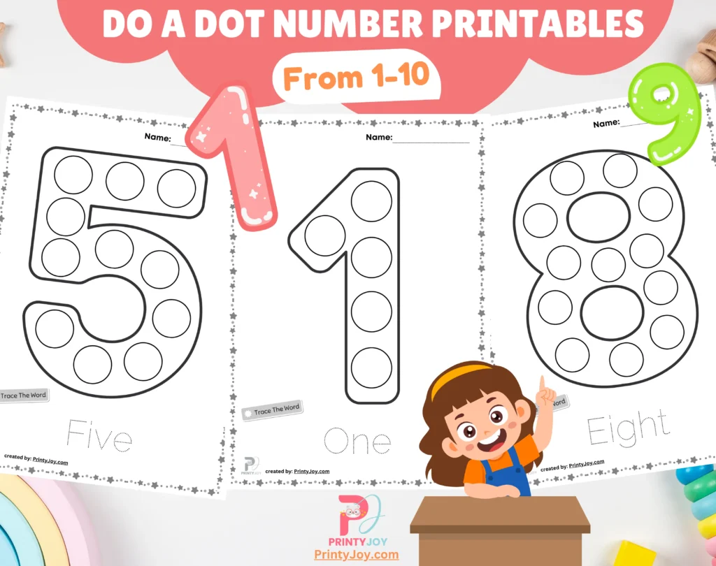 Do A Dot Number Printables