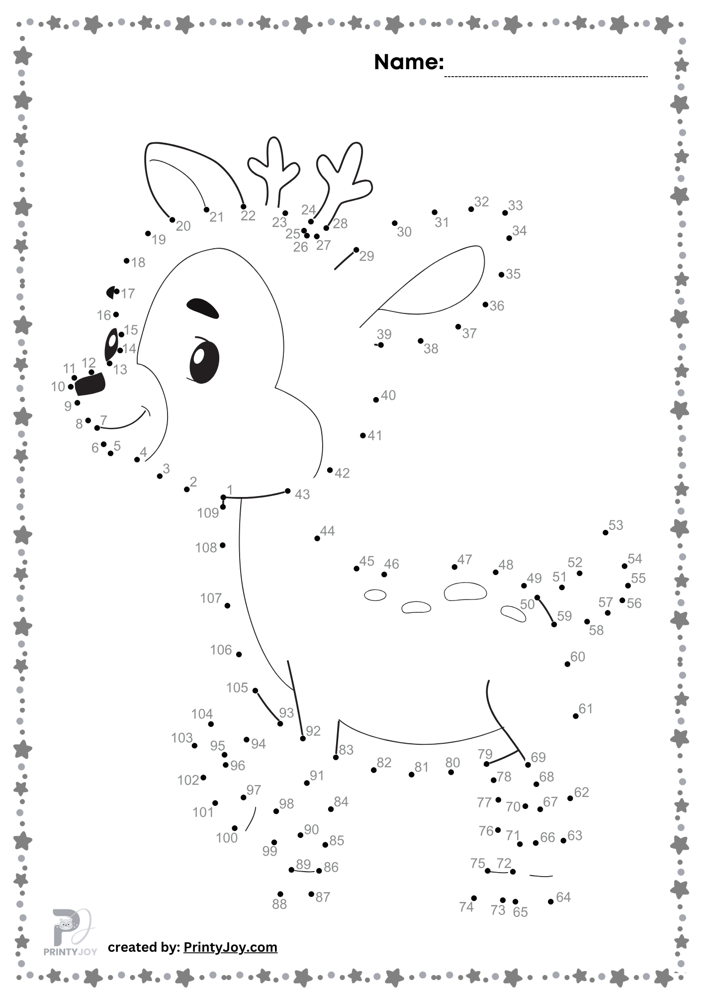 Dot To Dot Printables For Kids Free