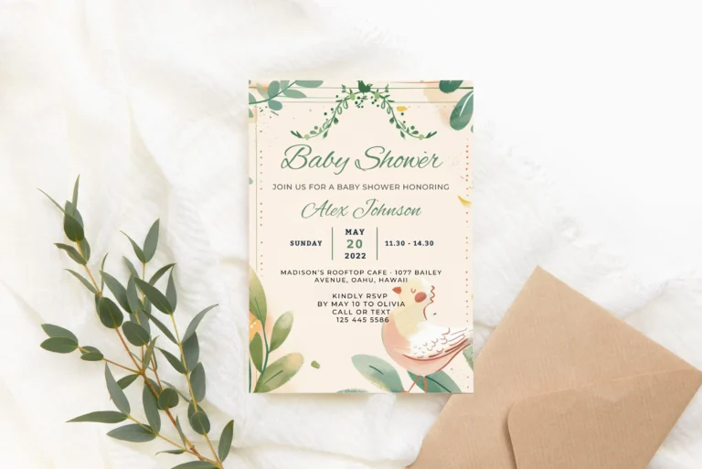 Editable Baby Shower Invitation Free