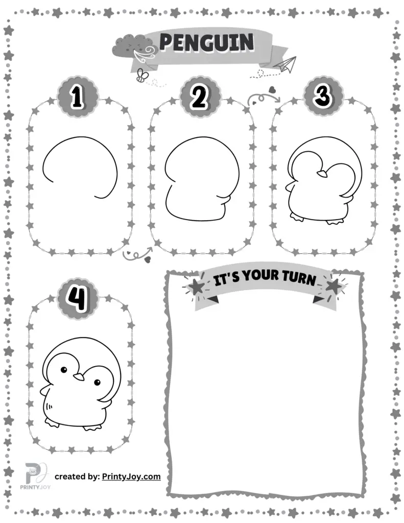 How To Draw For Kids Step by Step Free Printables