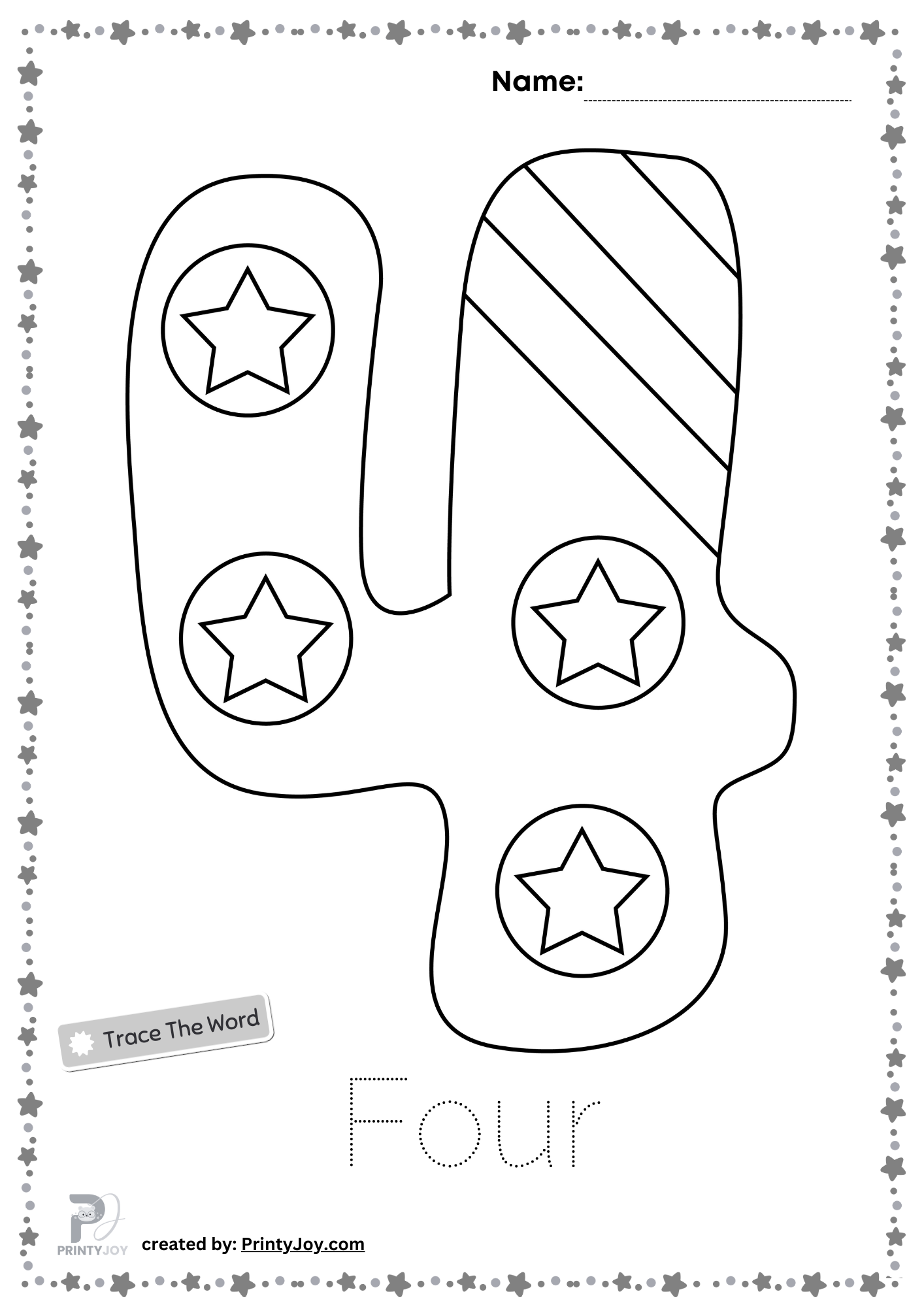 Numbers Coloring Pages 1-10 Free Printables