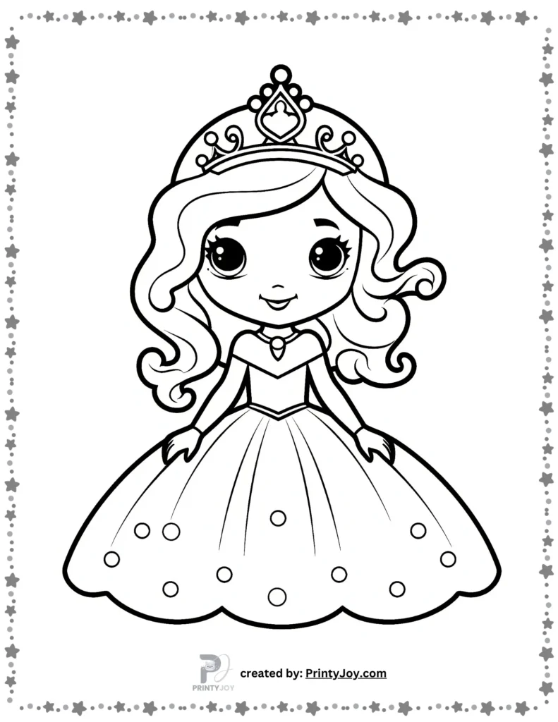 Princess Coloring Pages Free Printable