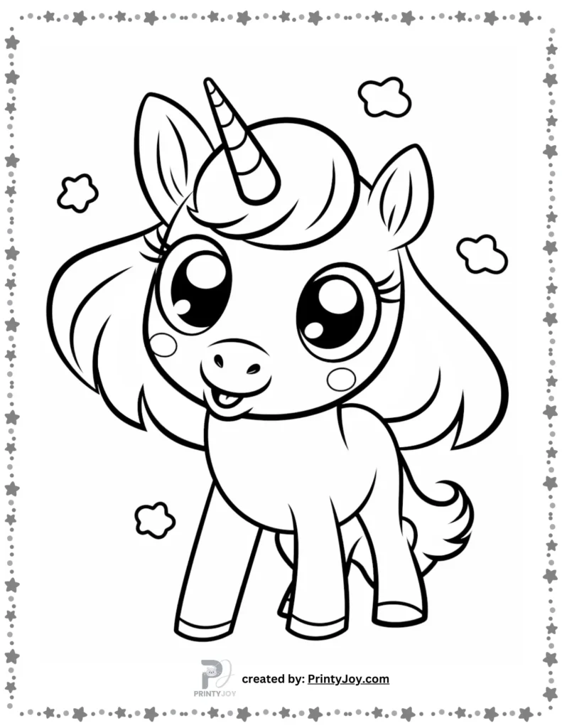 Unicorn coloring pages for kids free printables pdf