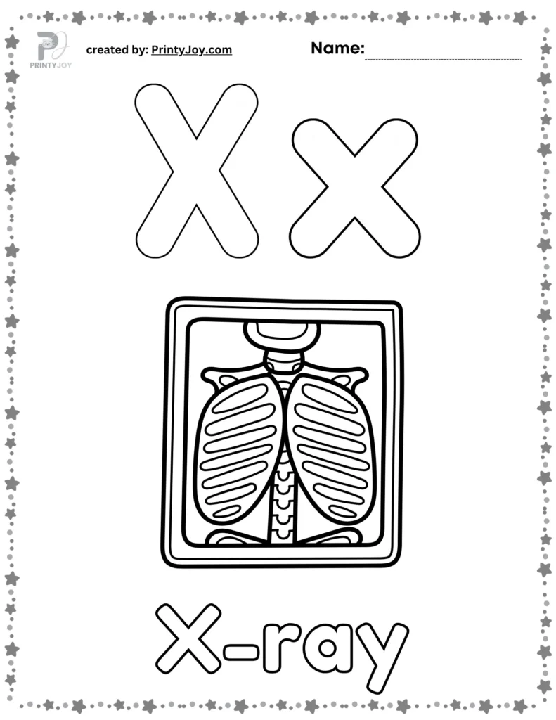 a to z alphabet coloring pages