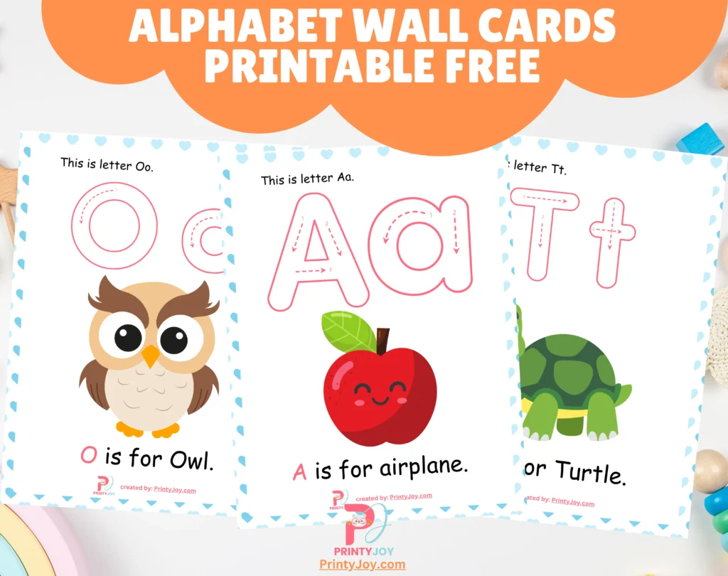 Alphabet Wall Cards Printable Free