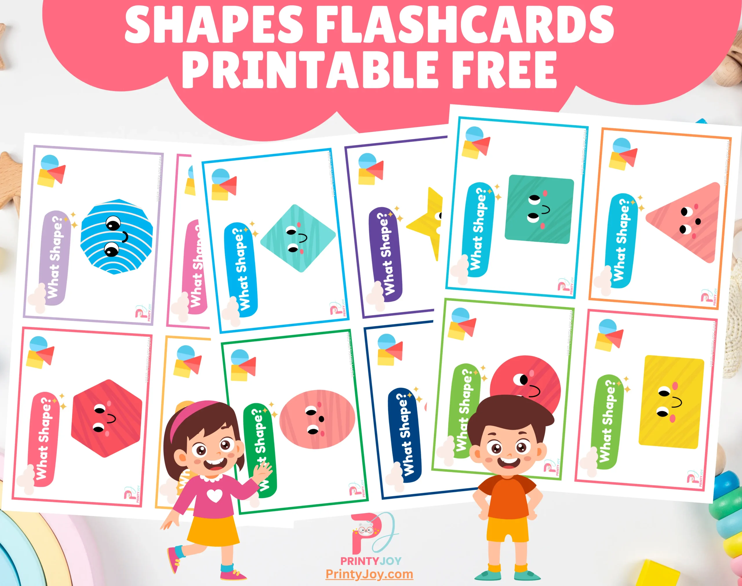Shapes Flashcards Printable Free
