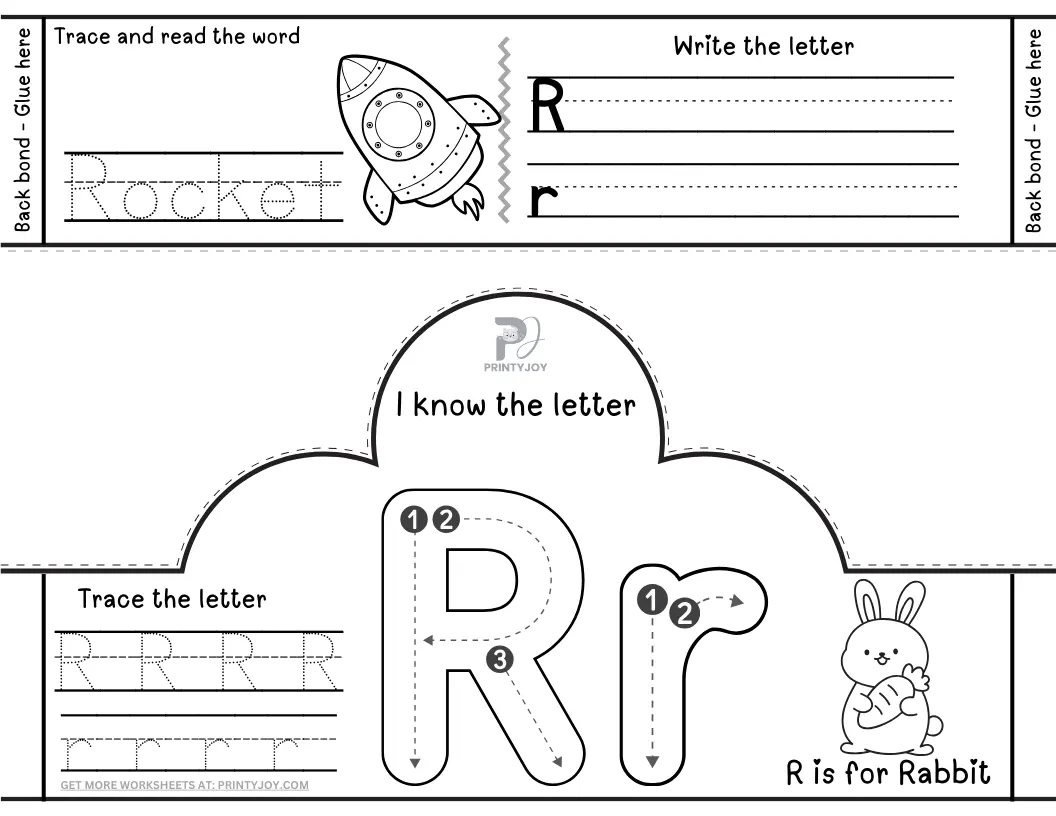 Letter hats for kindergarten printable