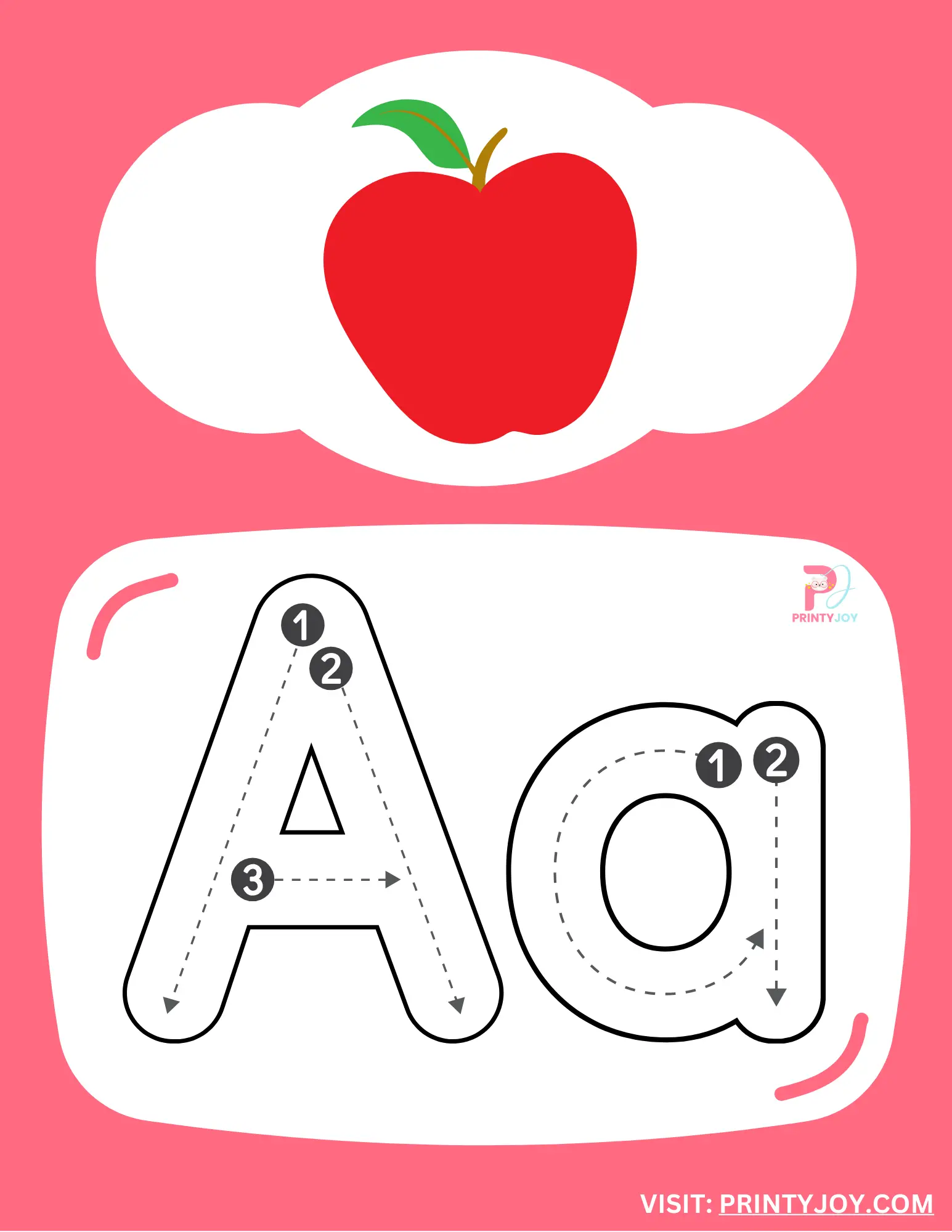 Alphabet Tracing Posters Printable Free
