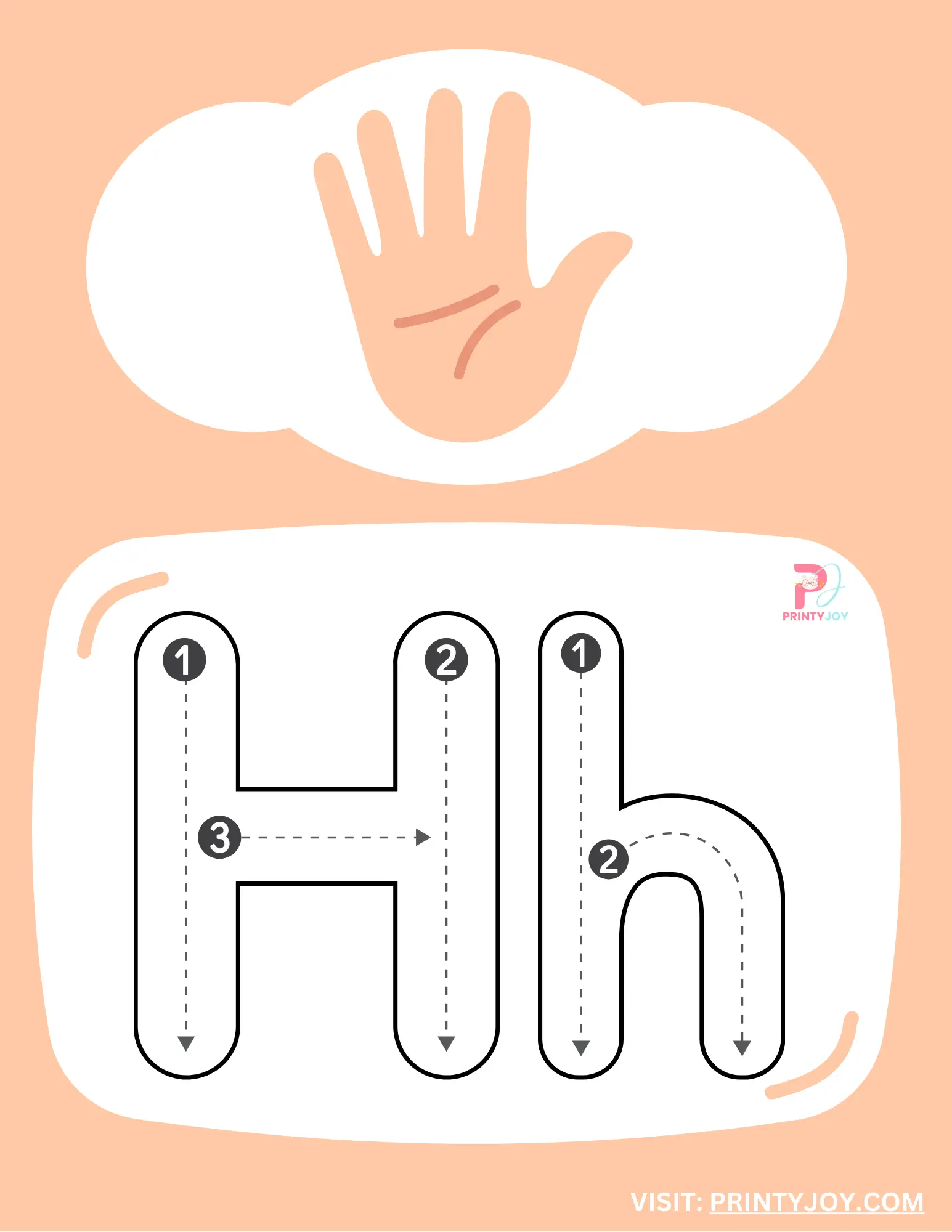 Alphabet Tracing Posters Printable Free