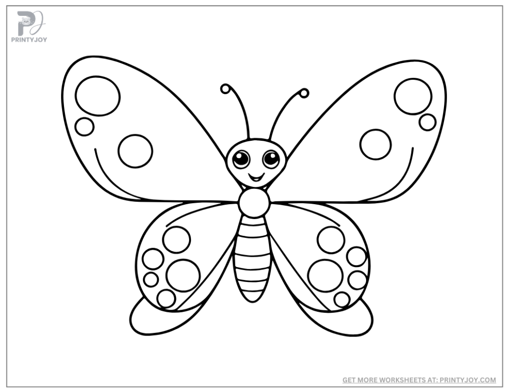 Butterfly Coloring Pages Free Printable