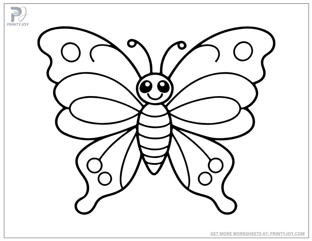 Butterfly Coloring Pages Free Printable