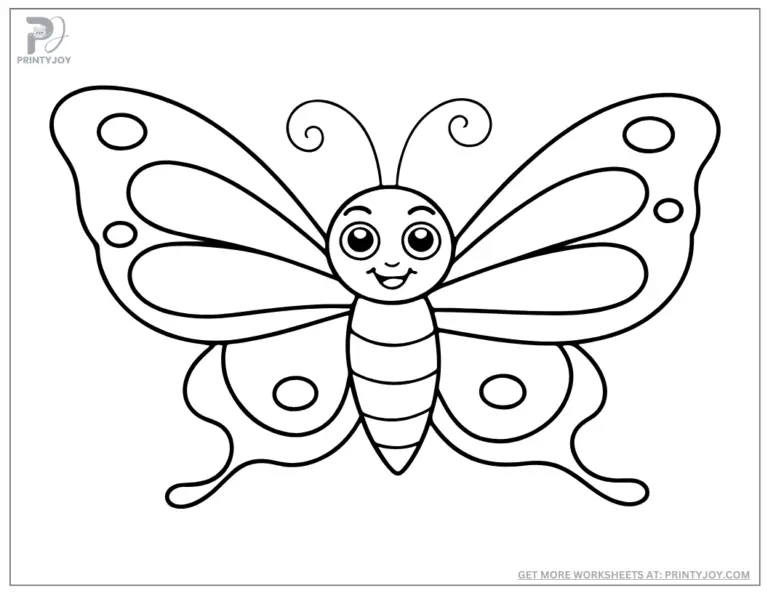 Butterfly Coloring Pages Free Printable