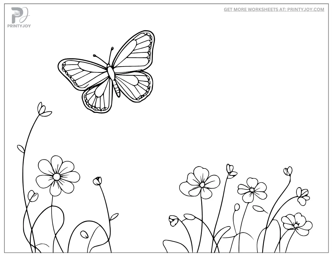 Butterfly Coloring Pages Free Printable