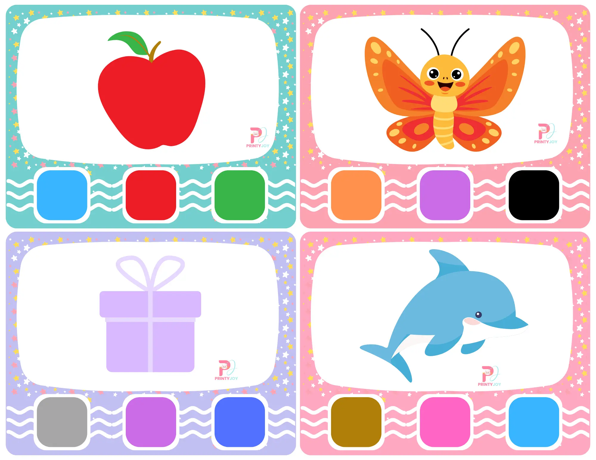 Color Clip Cards Free Printable For Toddlers