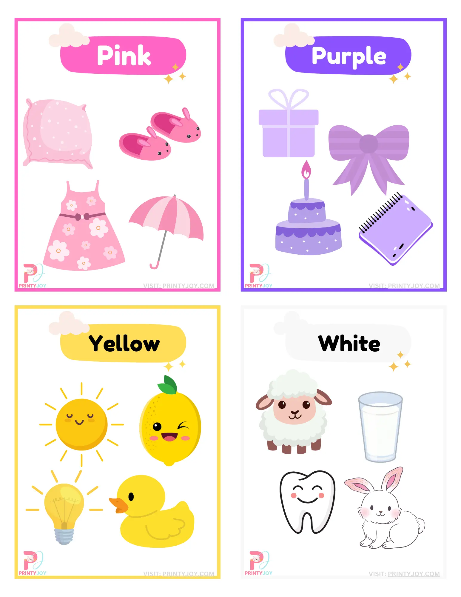 Colors Flashcards For Kindergarten Free Printable