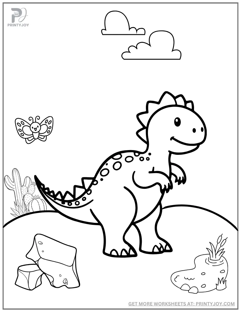 dinosaur coloring pages download