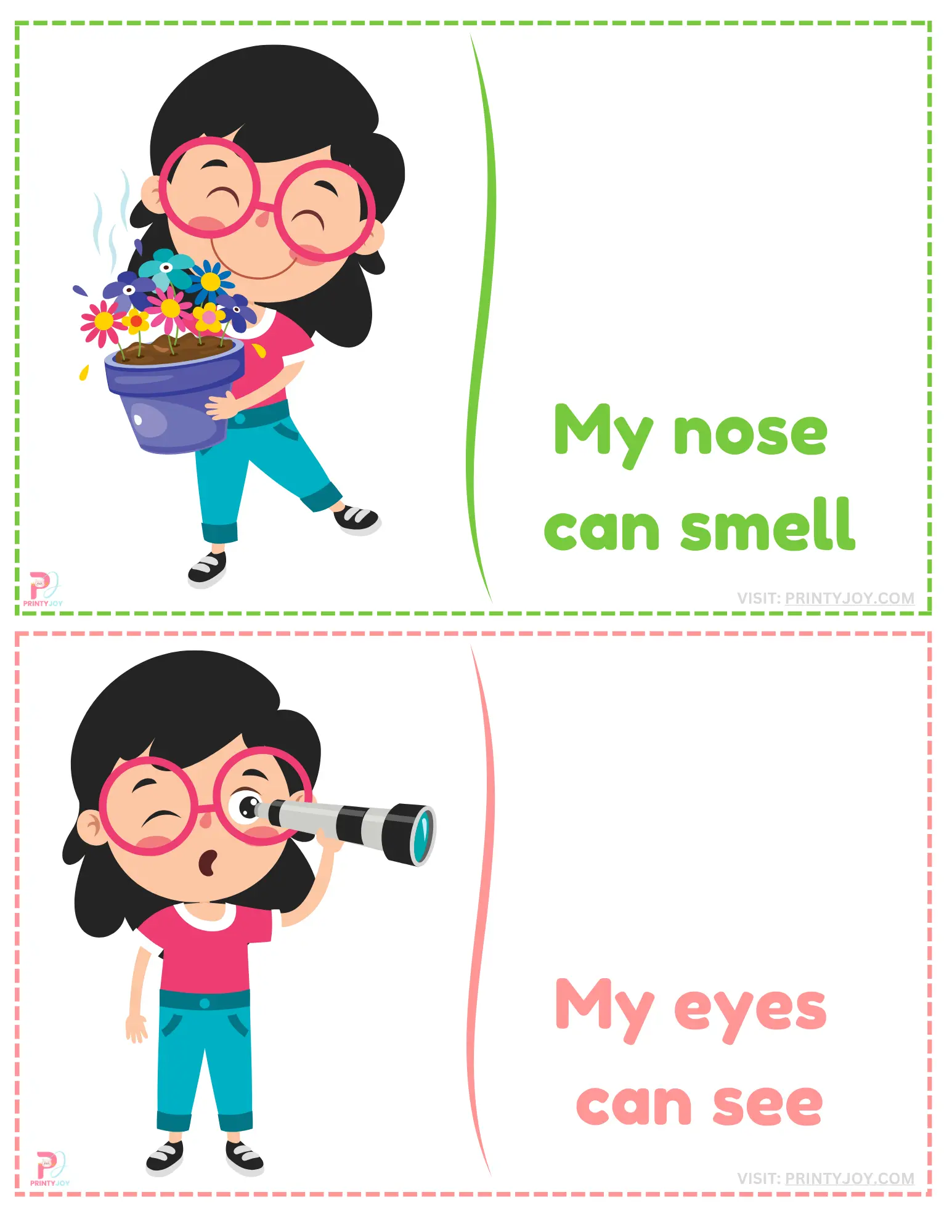 Five Senses Activity for Preschool
