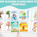 Four Seasons Flashcards Free Printable