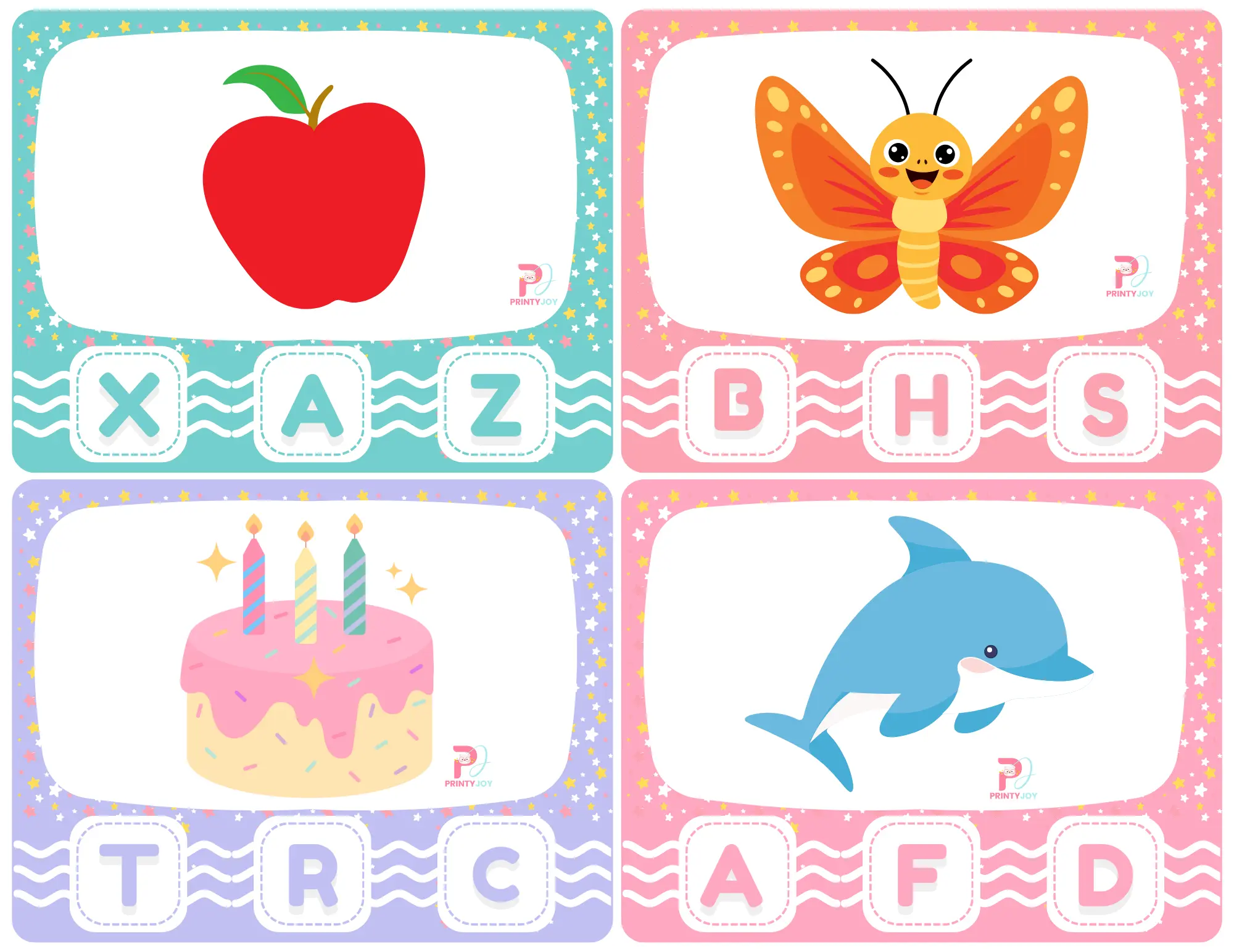 Free Beginning Sounds Clip Cards Printable