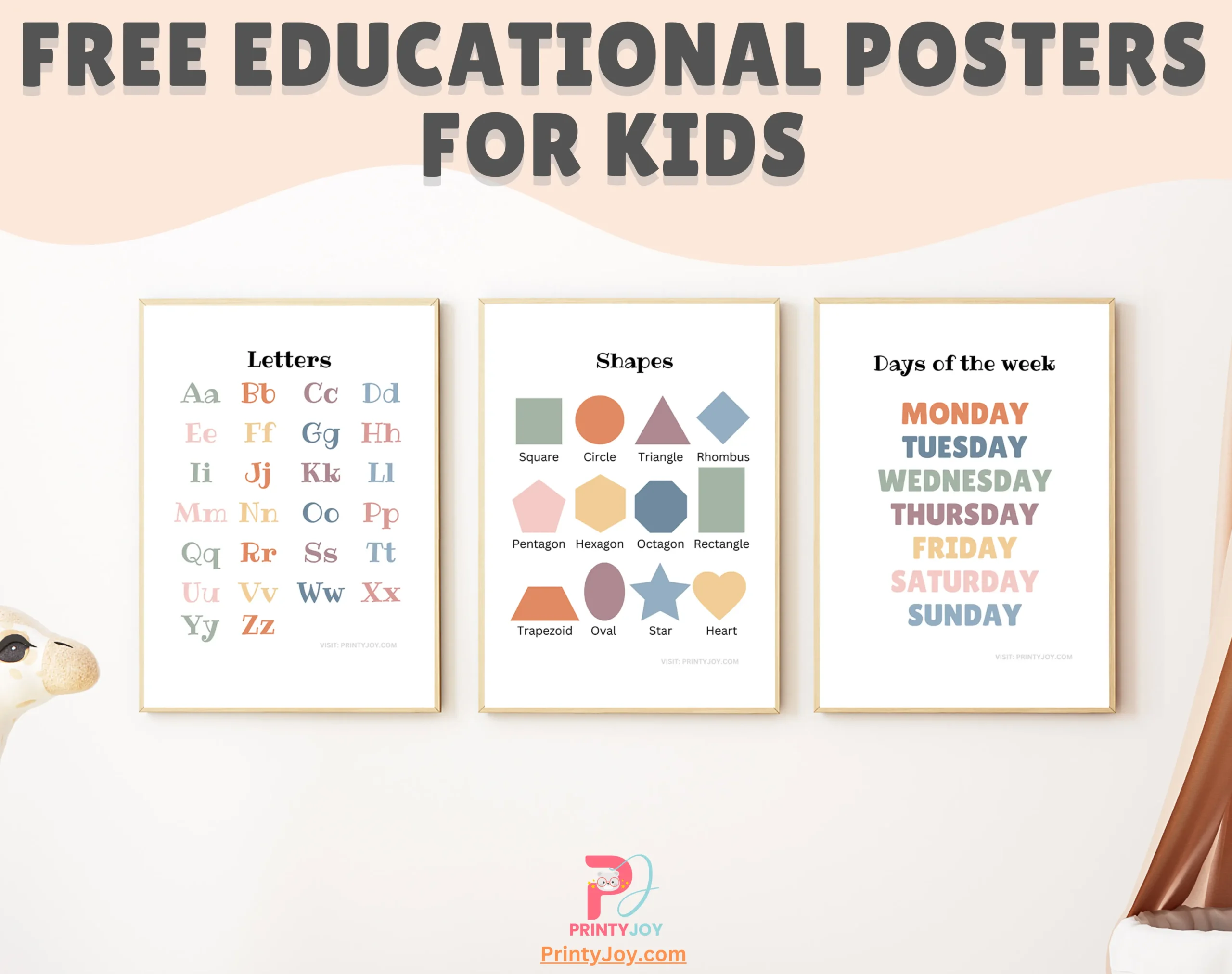 Free Educational Posters for Kids