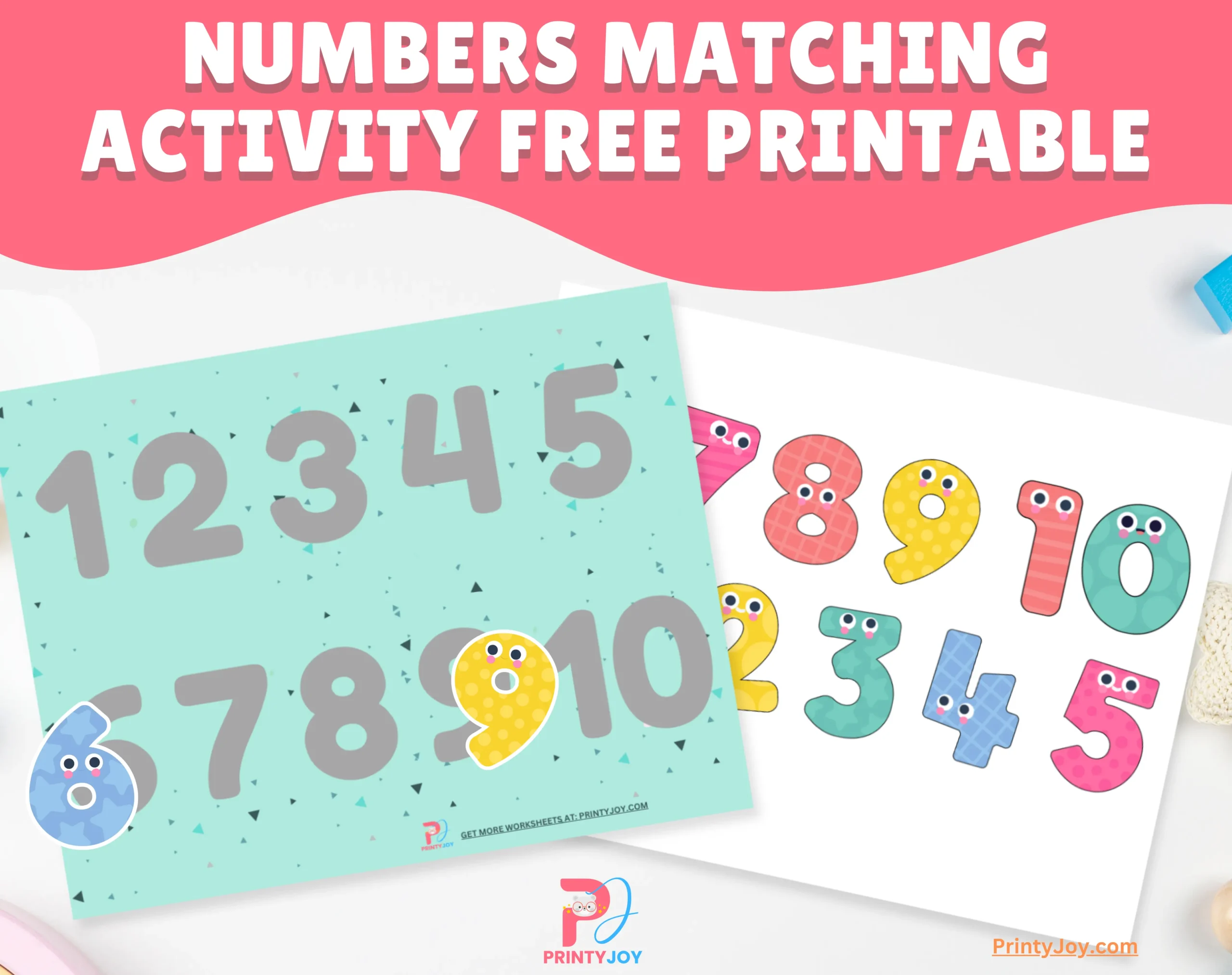 Numbers Matching Activity Free Printable