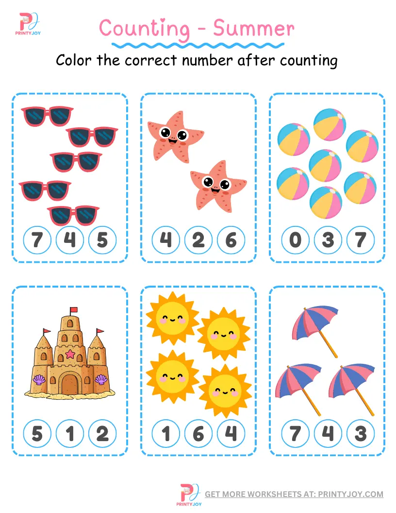 Summer Activities For Toddlers Free Printable