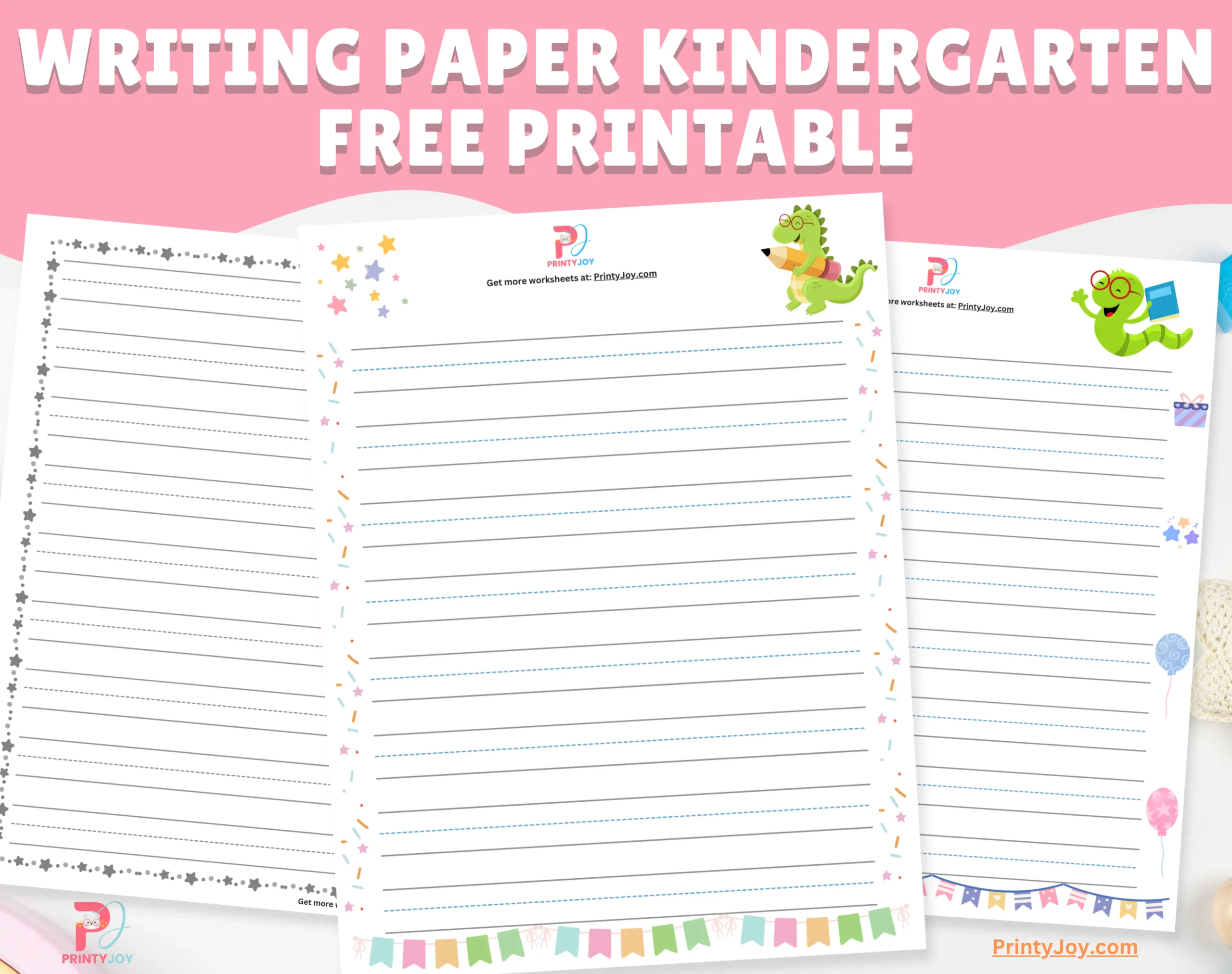 Writing Paper Kindergarten Free Printable