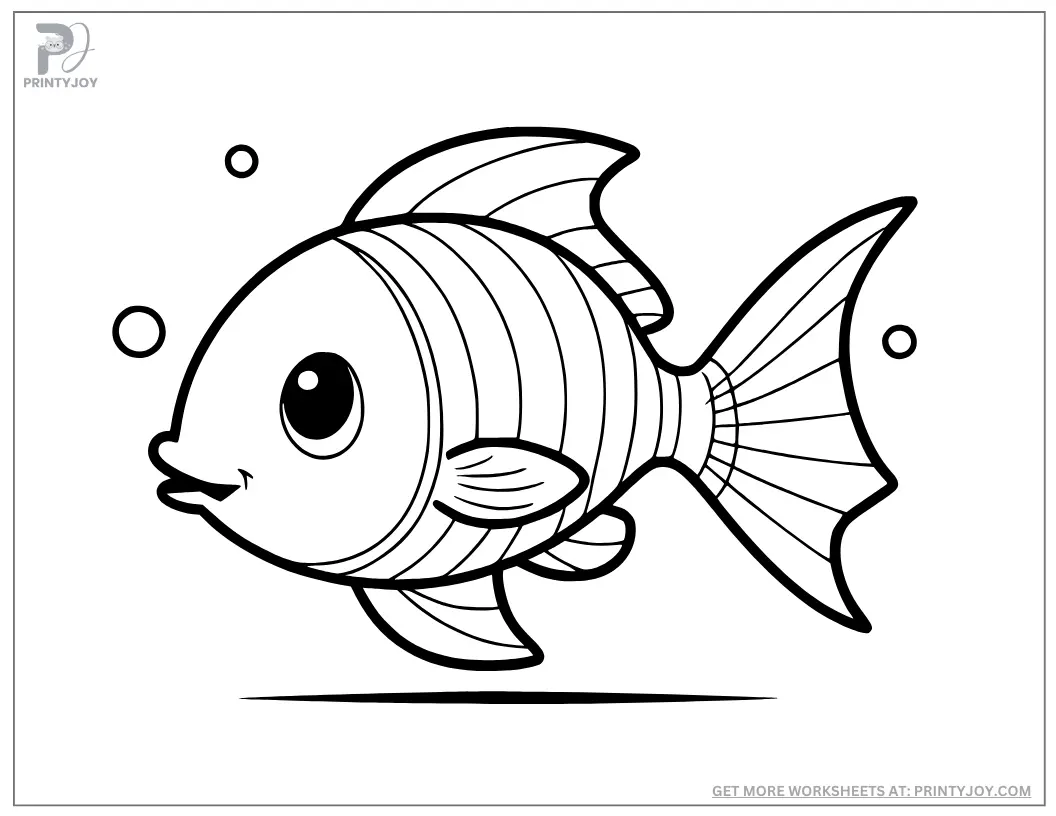 Fish Coloring Pages Free Printable