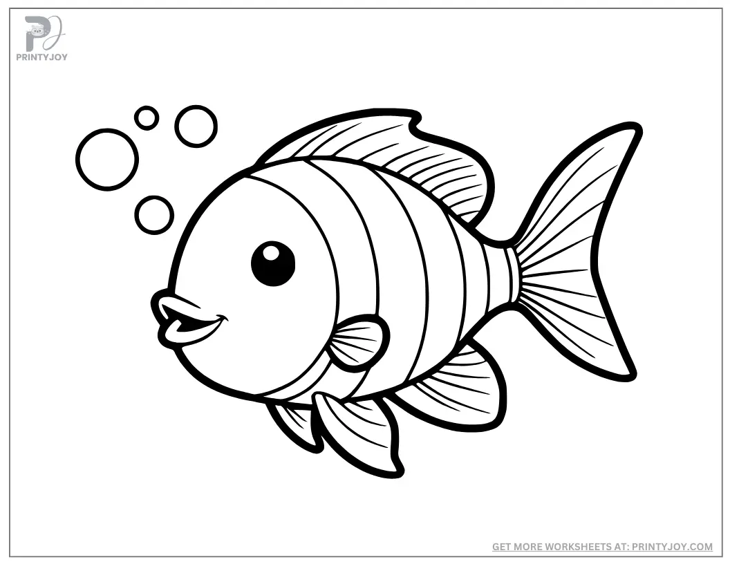 Fish Coloring Pages Free Printable