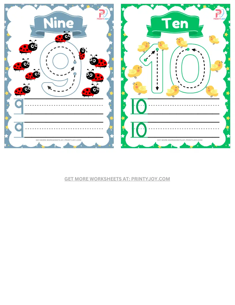 Numbers Flashcards Free Printable